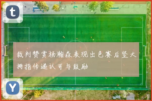 裁判赞赏杨瀚森表现出色赛后竖大拇指传递认可与鼓励